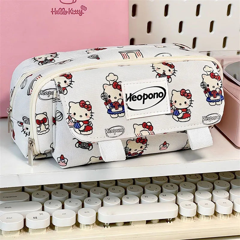 Sanrio Hello Kitty Kawaii Flip Pencil Case