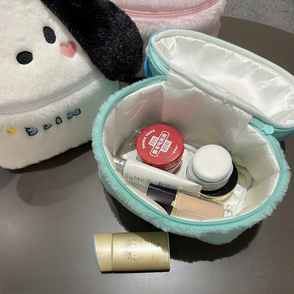 Cosmetic Storage Bag Lovely Pochacco Mike Sullivan Plush Bag