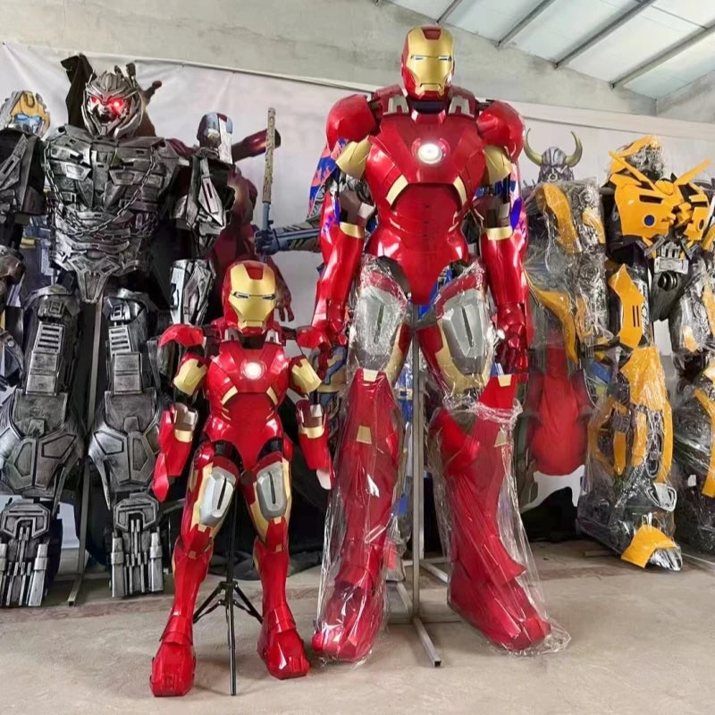 High-End Armor Iron Man Autobot Costume for Kids & Adults