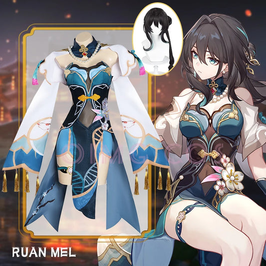 RUAN MEL Anime Cosplay Costume Honkai Star