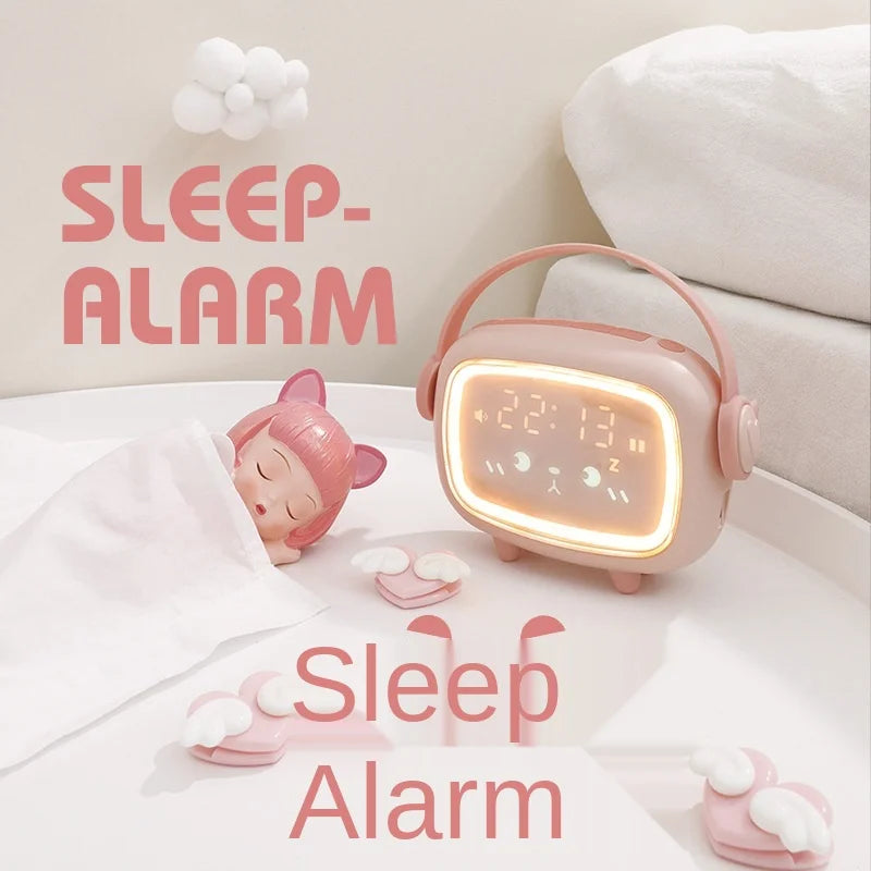 Bedside Light Digital Alarm Clock