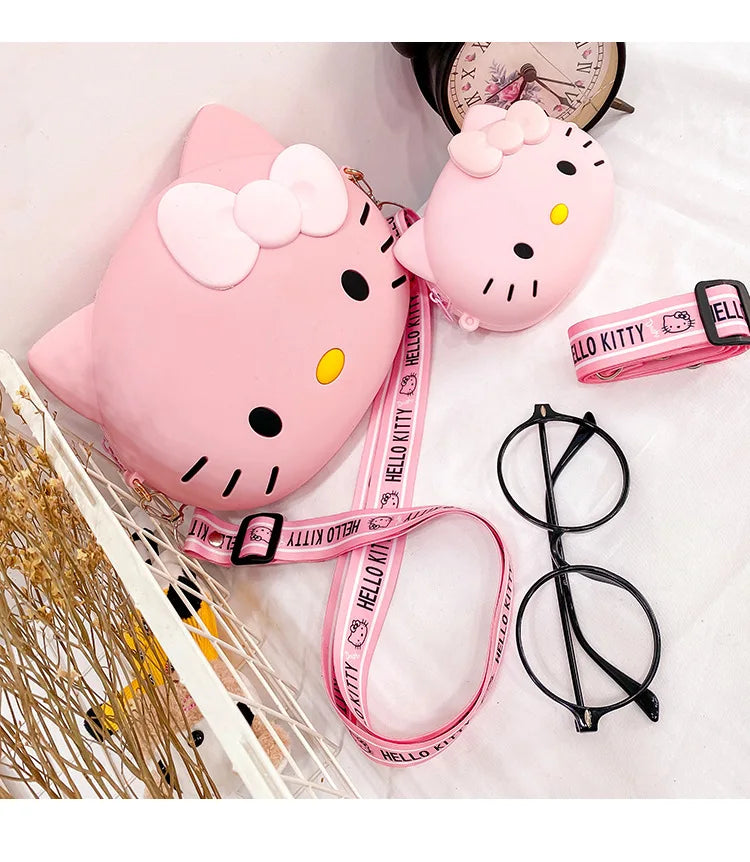 Hello Kitty Silicone Shoulder Bag