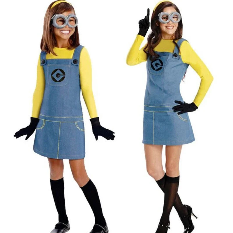 Minion Jumpsuit Full Family Halloween Costume Kids Adults