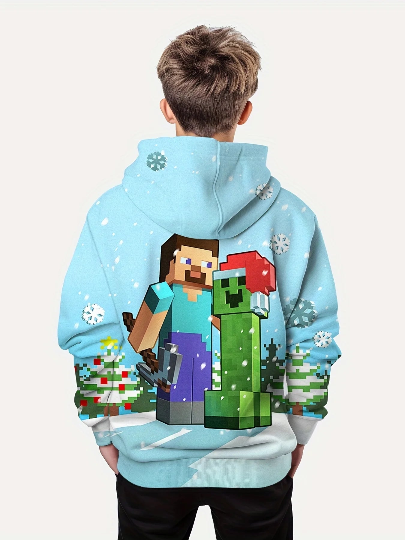 Minecraft Gaming 3d Kids Hoodie