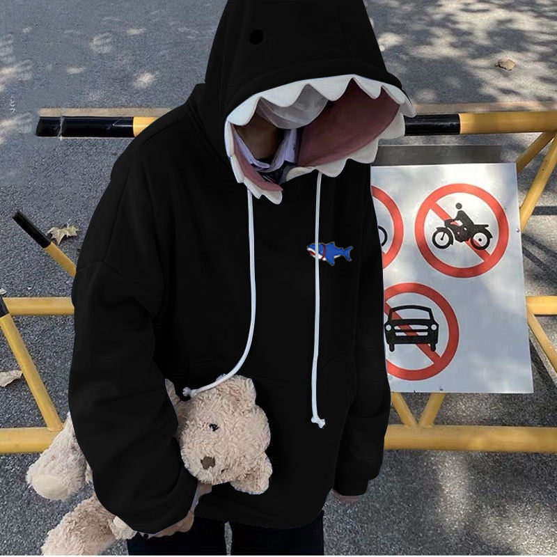 Japanese Sister Shark Cap Hoodie