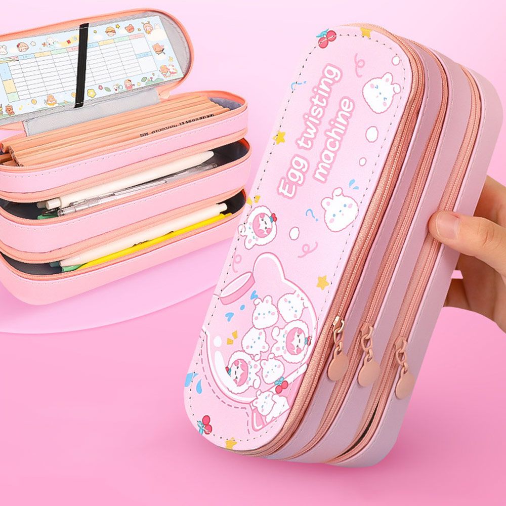 Kawaii Double Layer Pencil Case