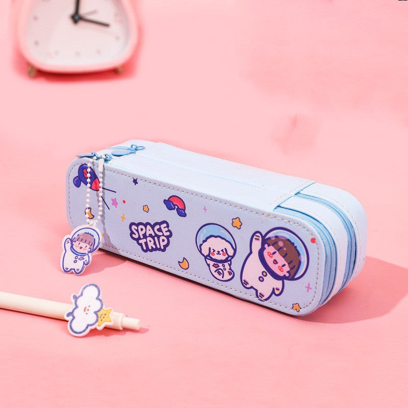 Kawaii double layer pencil case