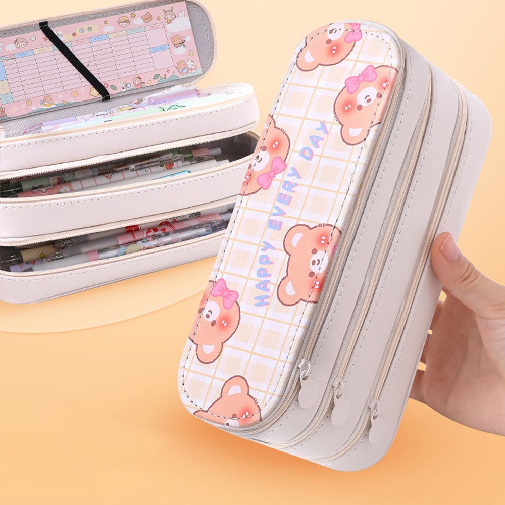 Kawaii Double Layer Pencil Case