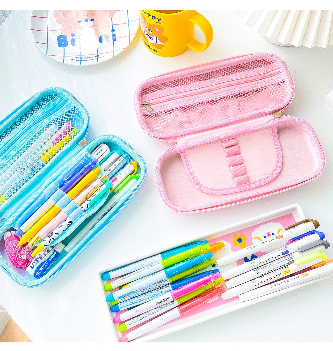 Kawaii Cartoon Bear 3D Pencil Case